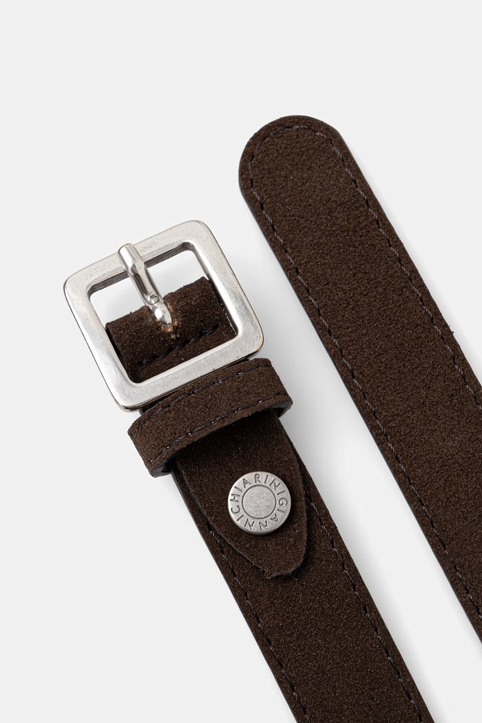 Gianni Chiarini pasek damski zamszowy CINTURE DONNA CAMOSCIO CN.K00971.CM brązowy AW26