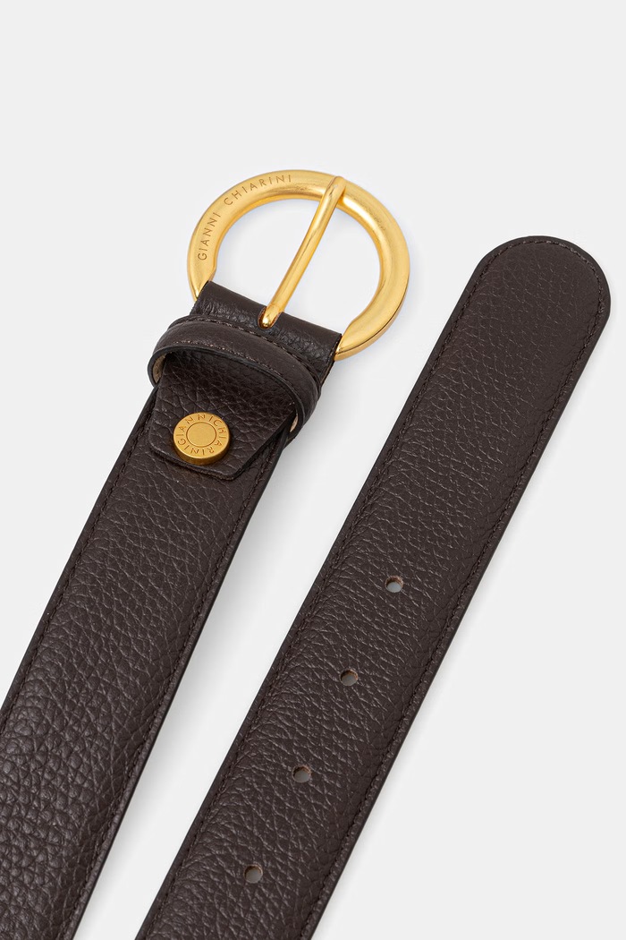 Gianni Chiarini pasek damski skórzany CINTURE DONNA GRAIN CN.K00958.GRN brązowy AW26