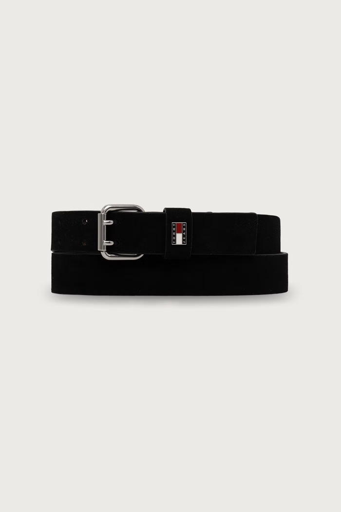 Tommy Jeans pasek damski czarny AW0AW19300
