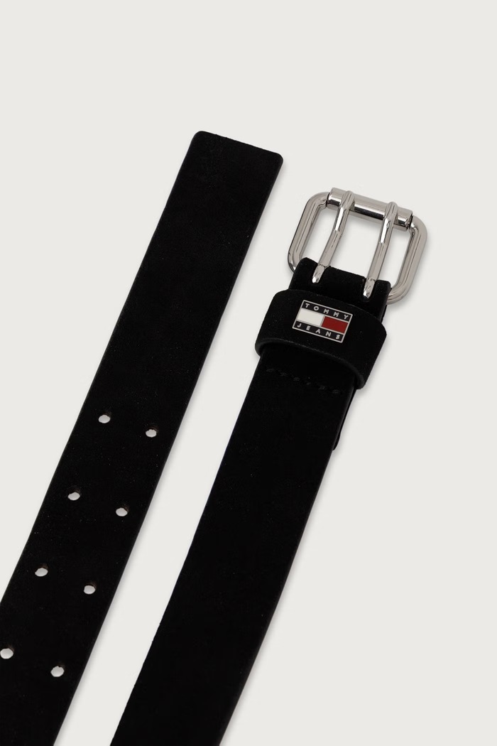Tommy Jeans pasek damski AW0AW19300 czarny AW26