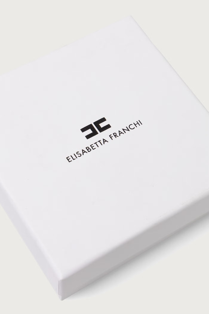 Akcesoria Elisabetta Franchi Pasek damski z imitacji skóry CT68S67E2 czarny
