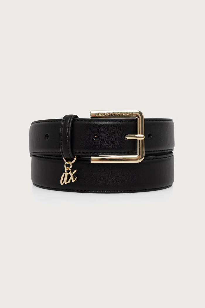 Armani Exchange pas ženski iz umetnega usnja črna XW003080.AF27074