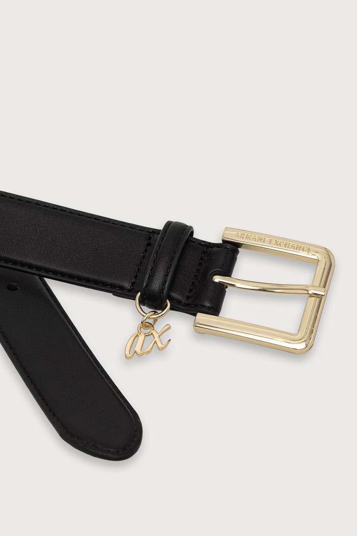 Armani Exchange pas ženski iz umetnega usnja XW003080.AF27074 črna AW26