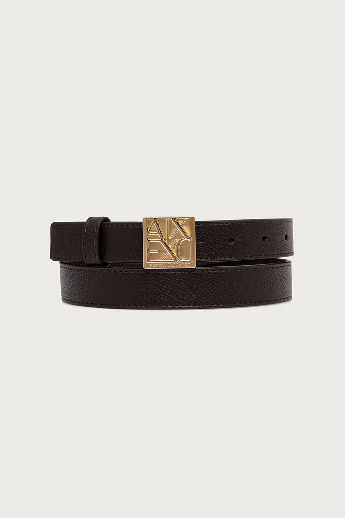 Armani Exchange колан дамски от имитация на кожа кафяв XW002223.AF19895