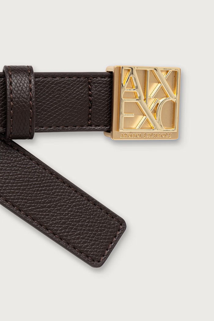 Armani Exchange колан дамски от имитация на кожа XW002223.AF19895 кафяв AW26