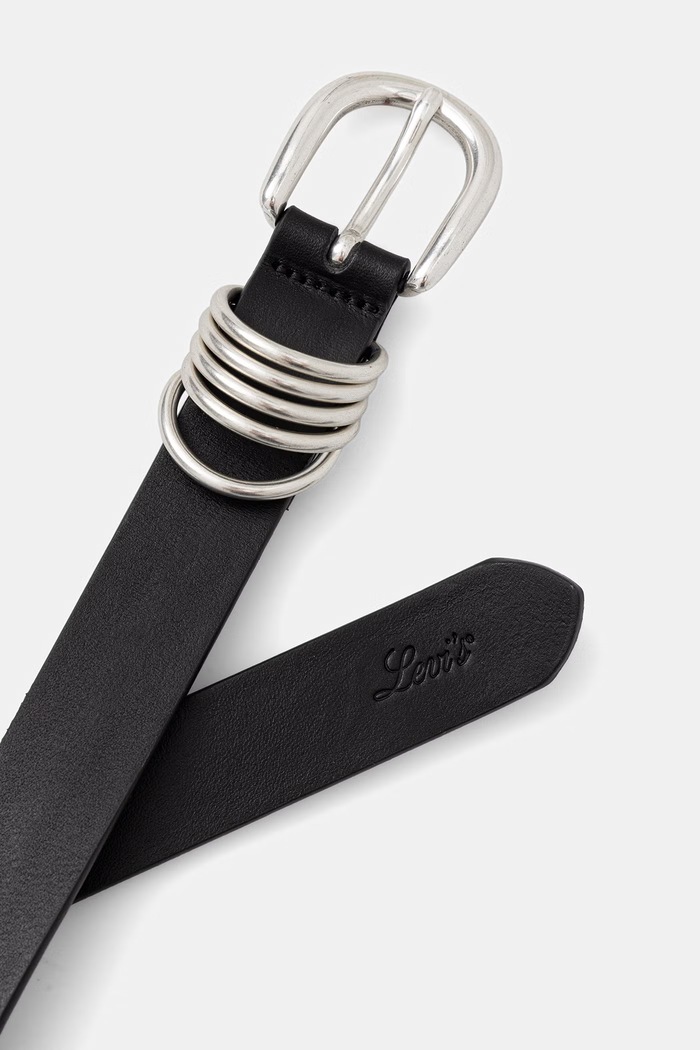 Levi's remen za žene kožni LYLA RING 007ZK crna AW26