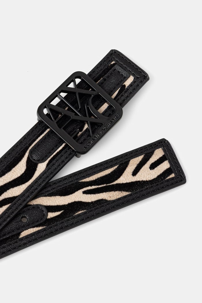 Armani Exchange obojstranný opasok dámsky XW002614.AF26445 čierna AW26