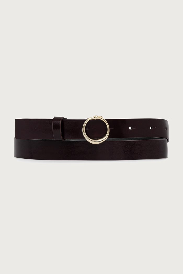 Trussardi ремень для женщин кожаный бордо B308B000064N