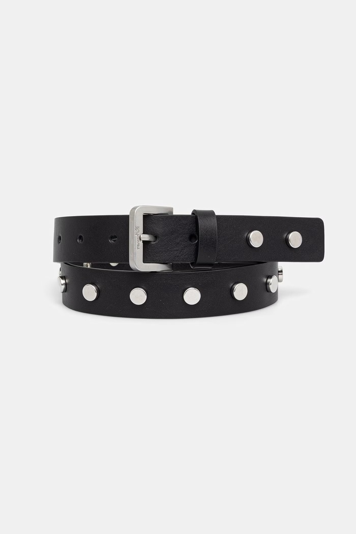 Karl Lagerfeld Jeans curea pentru femei din piele negru B3W33060