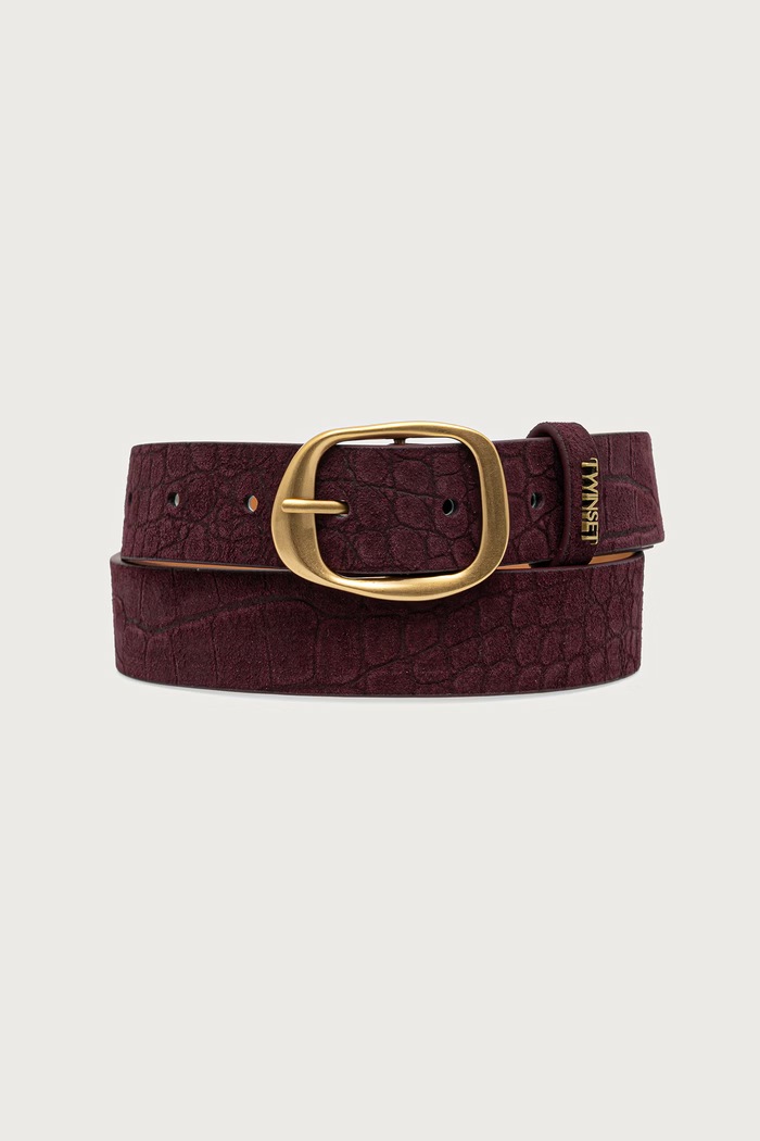 Twinset Cintura da donna granata 262TO5650
