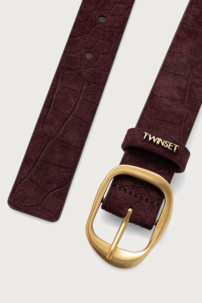 Twinset Cintura da donna 262TO5650 granata AW26