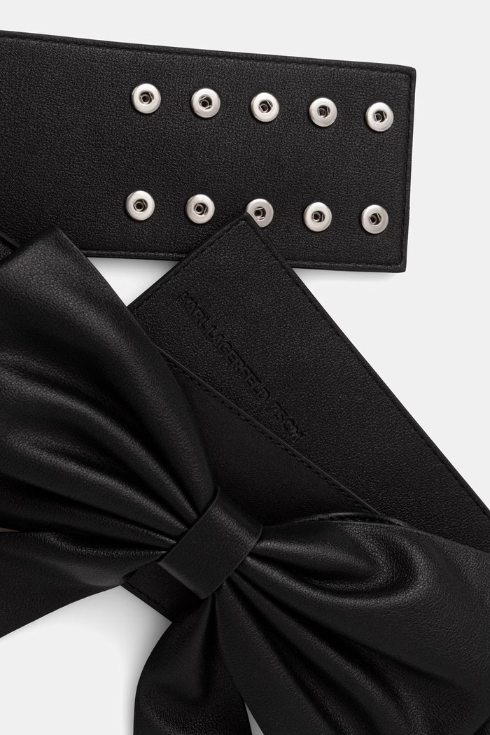 Accesorii Karl Lagerfeld curea pentru femei K/SIGNATURE B3W33018 negru