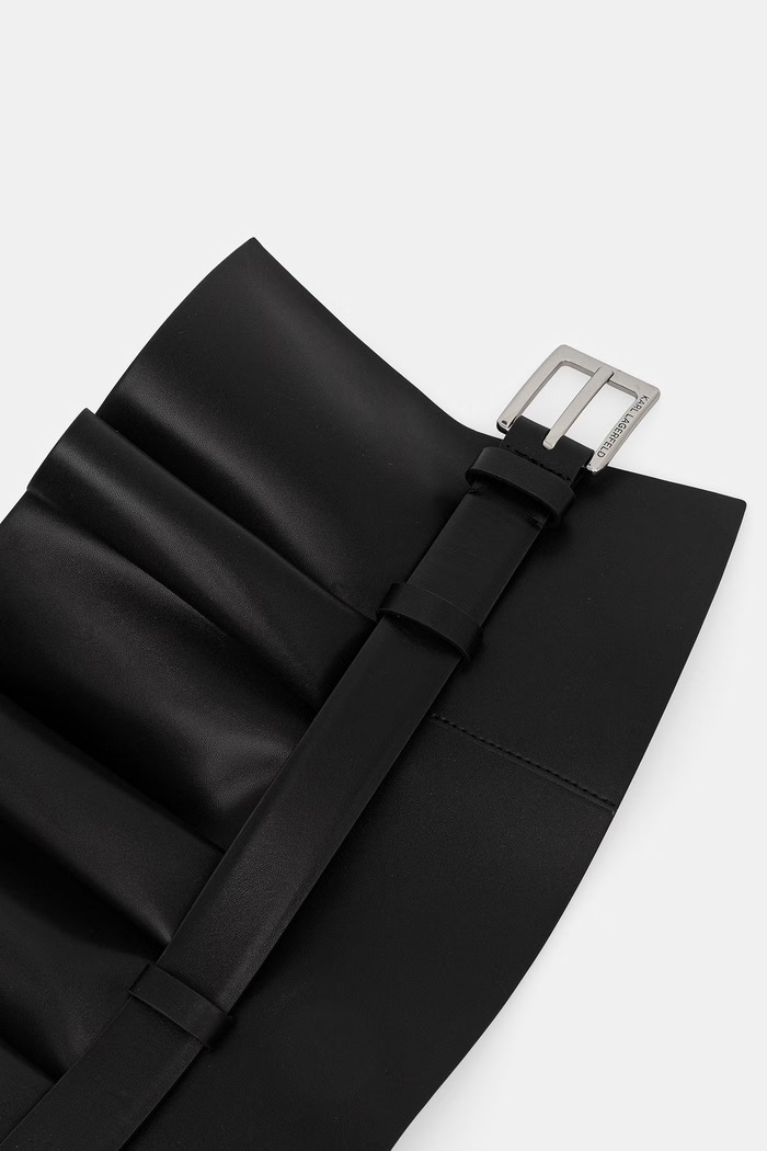 Karl Lagerfeld ζώνη Γυναικεία K/ESSENTIAL B3W33088 μαύρο AW26