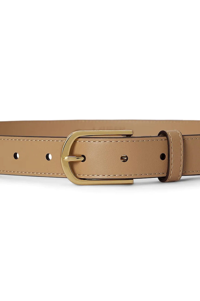 Lauren Ralph Lauren opasok dámsky kožený 412P15694 zelená AW26