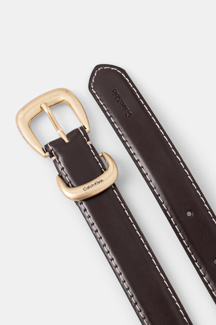 Calvin Klein ζώνη Γυναικεία δερμάτινη LV04F7113G καφέ AW26
