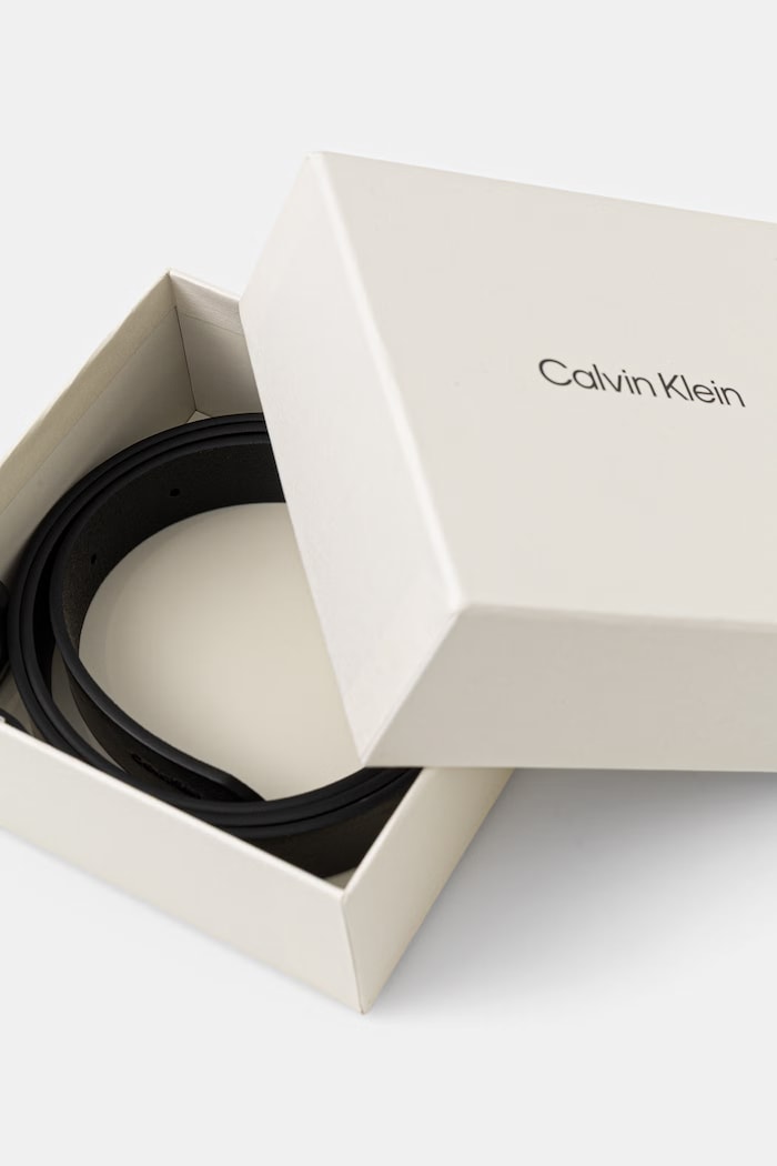 Doplnky Calvin Klein opasok dámsky kožený LV04F7097G čierna