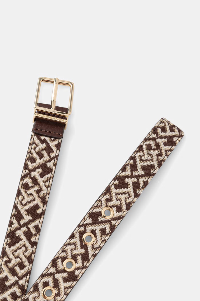 Tommy Hilfiger pasek damski AW0AW18894 beżowy AW26