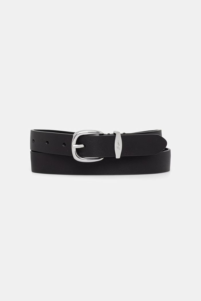 BOSS curea pentru femei, din piele Narsi-ML_Sz25 negru 50568625