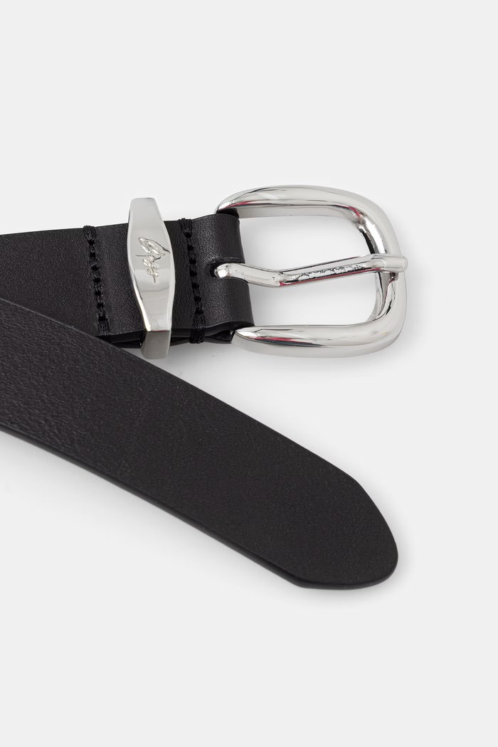 BOSS curea pentru femei, din piele Narsi-ML_Sz25 50568625 negru AW26