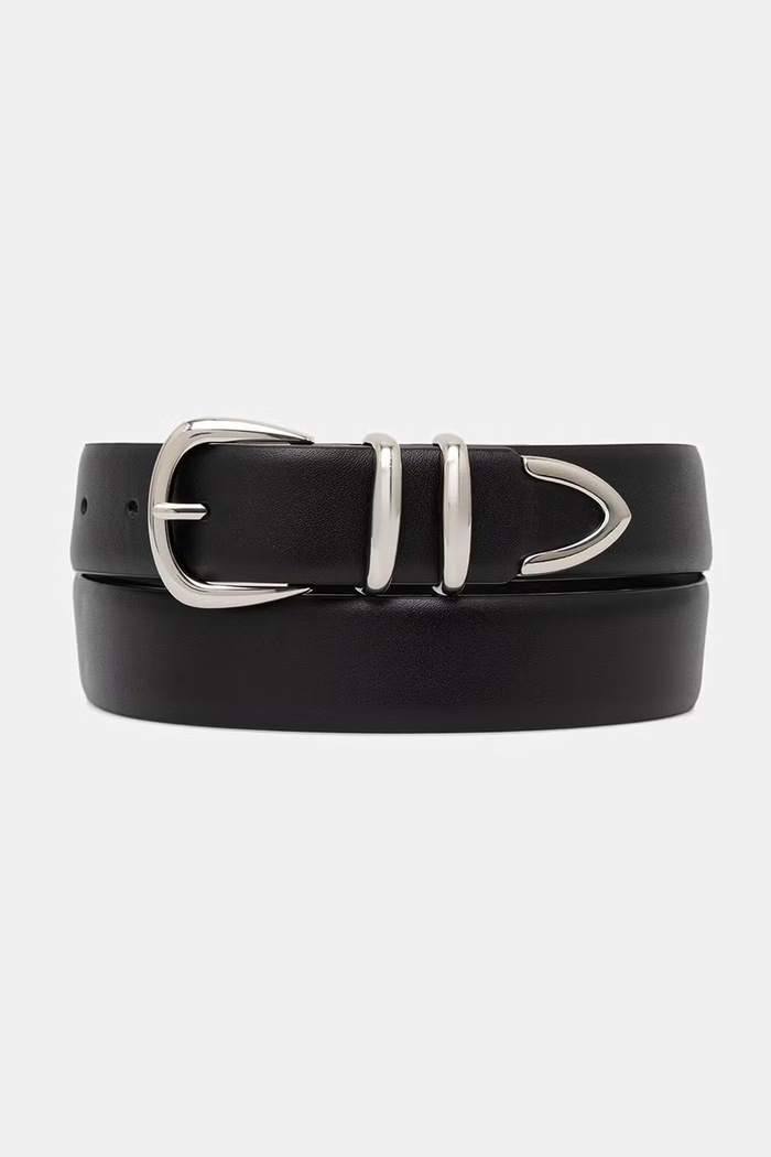 DKNY pasek damski czarny R62IZS23