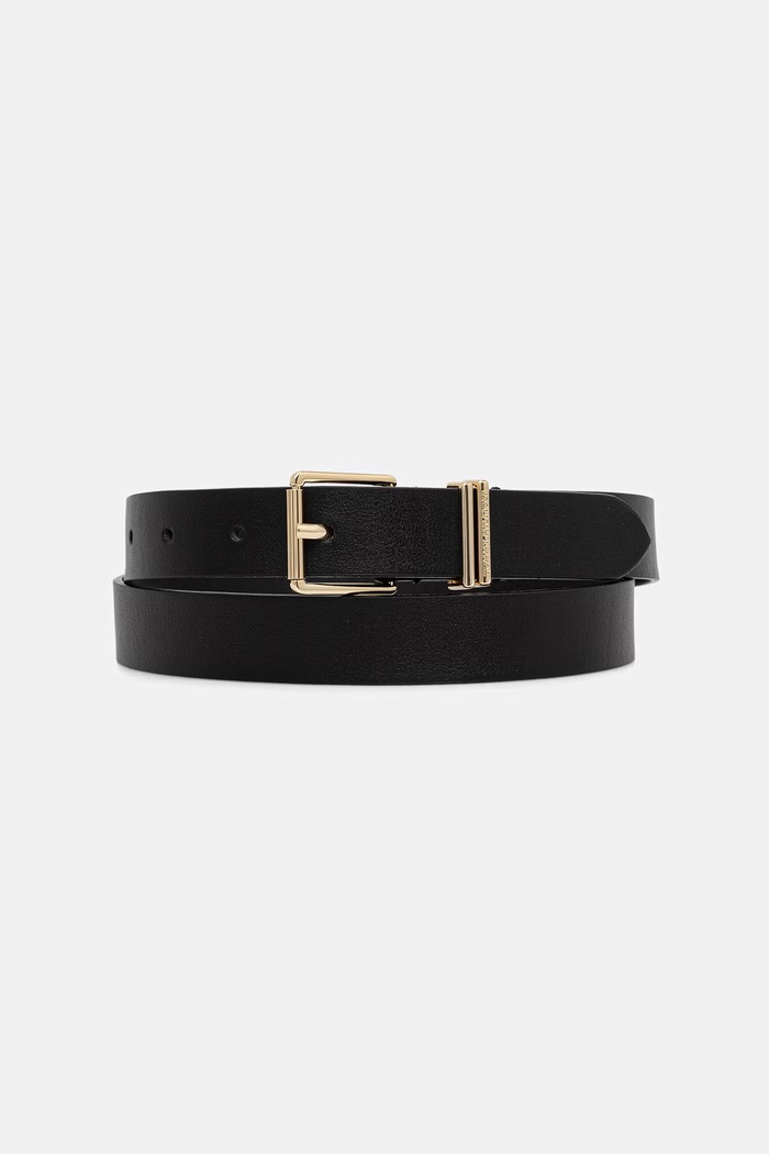 Tommy Hilfiger curea pentru femei, din piele negru AW0AW18692