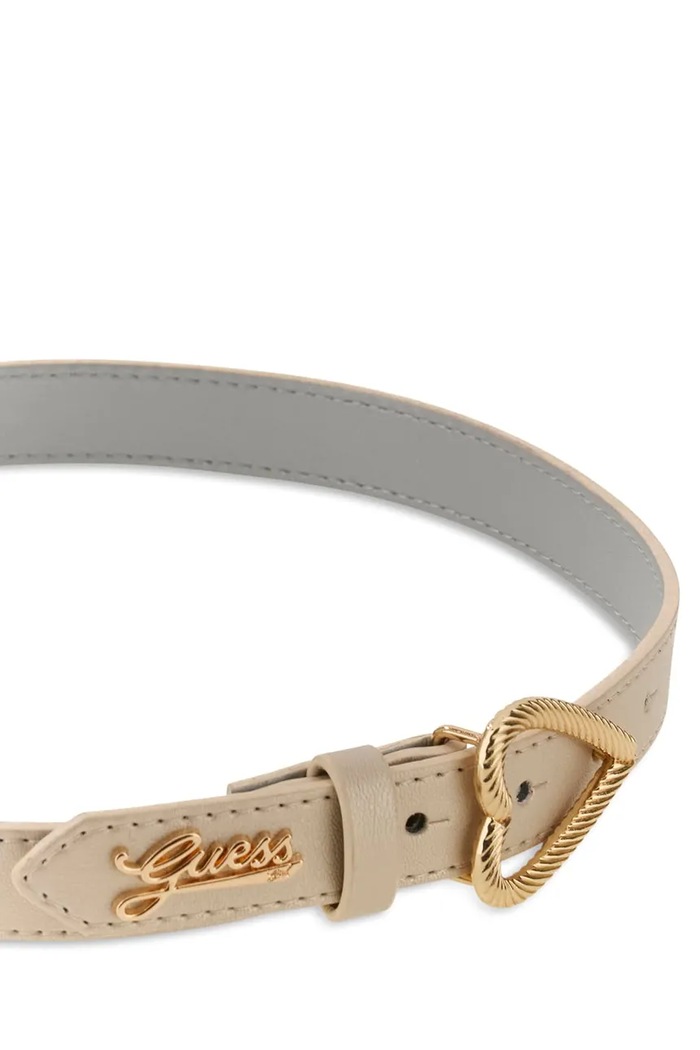 Guess pasek dziecięcy z imitacji skóry J6BZ26.W4036.9BY2 złoty AW26