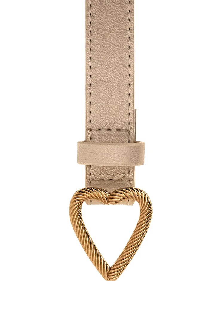 Dziewczynka Guess pasek dziecięcy z imitacji skóry J6BZ26.W4036.9BY2 złoty