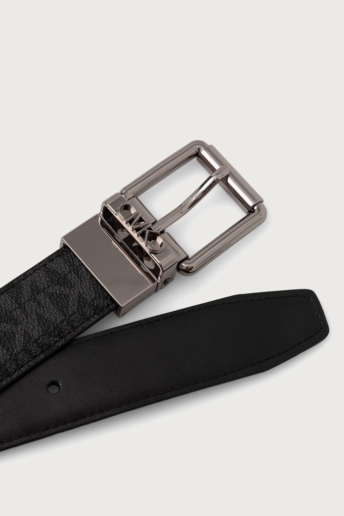 Akcesoria Michael Kors Pasek dwustronny męski z imitacji skóry 39F6LBLY6B czarny
