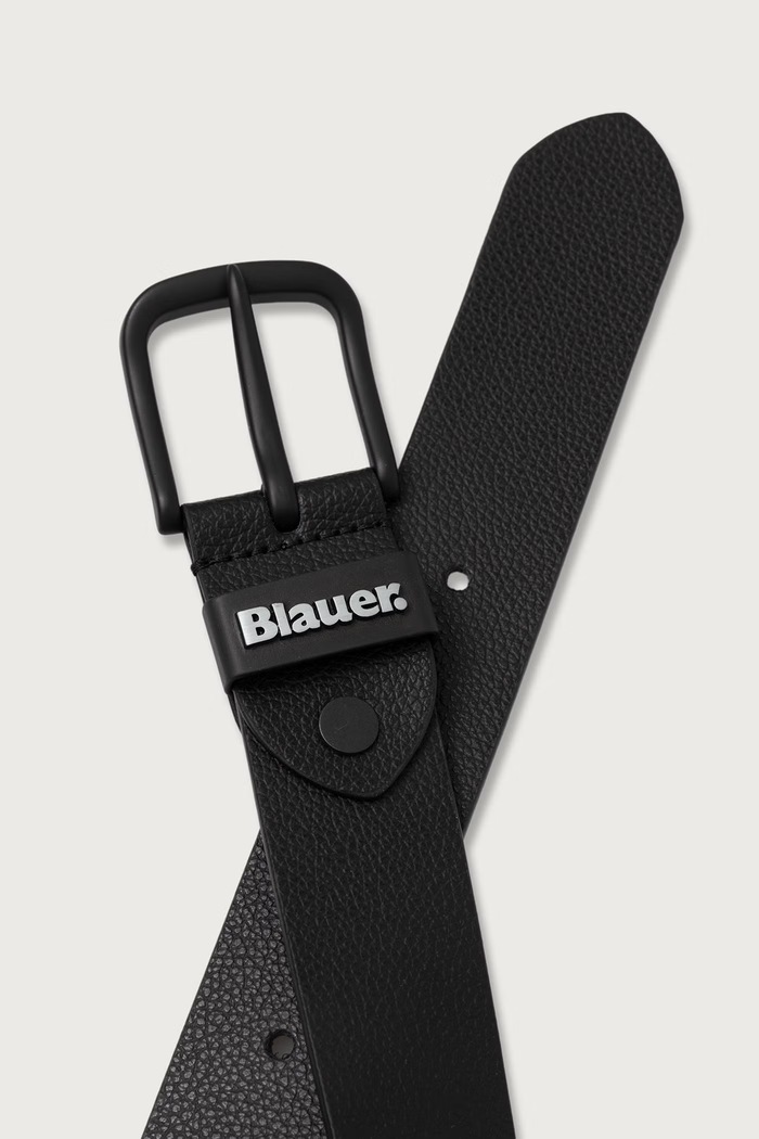 Blauer Pasek męski skórzany F6LOP01.BEL czarny AW26