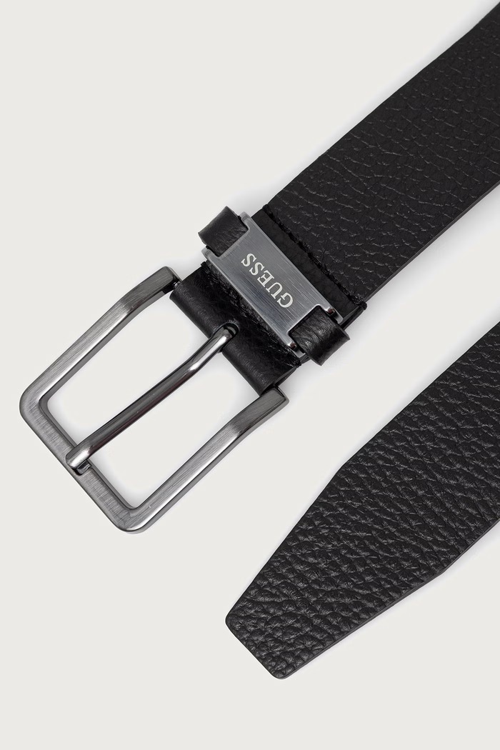 Guess pasek męski skórzany BM7957.P6435 czarny AW26