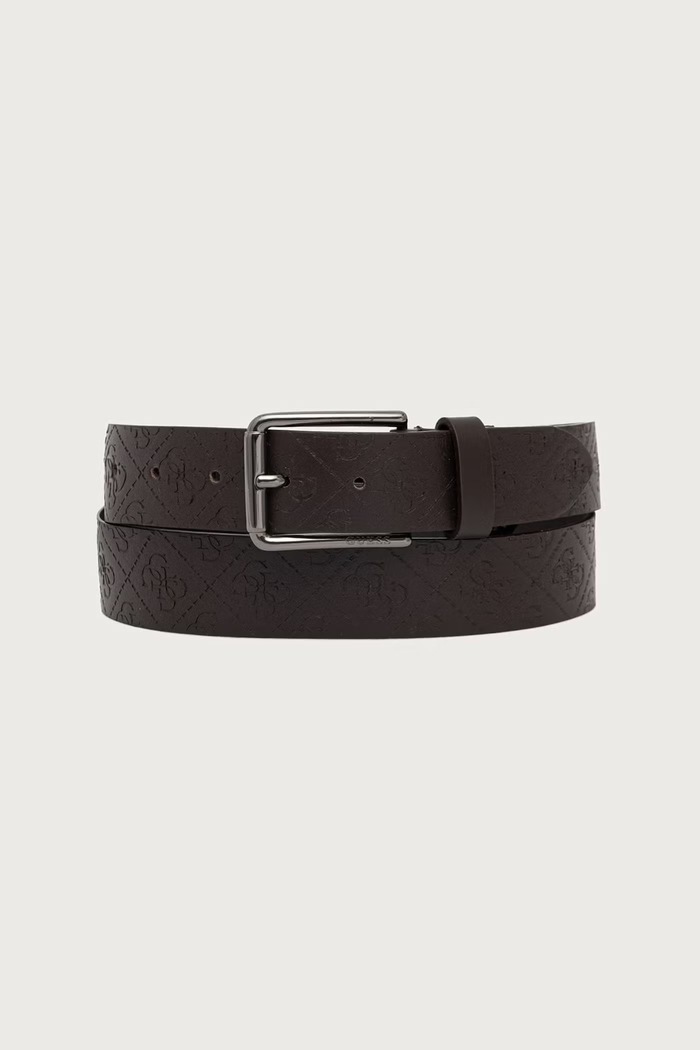 Guess Pasek męski skórzany brązowy BM7950.P6335