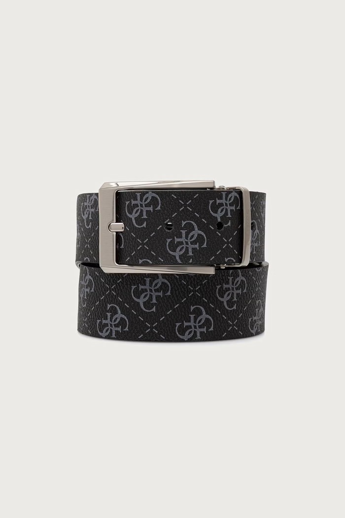 Guess Pasek męski MILANO BM7946.P6335 czarny AW26