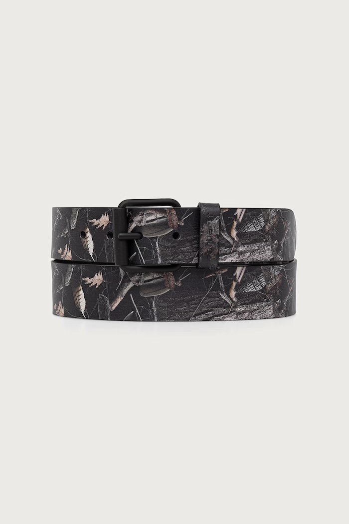 Carhartt WIP Camo Feather Tree Belt pasek skórzany męski multicolor I037500
