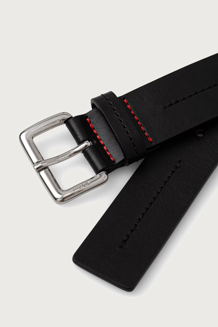 HUGO pánske kožené Geraldo_St_Sz35 50572836 čierna AW26