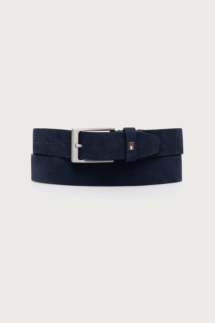 Tommy Hilfiger opasok pánsky semišový tmavomodrá AM0AM15047