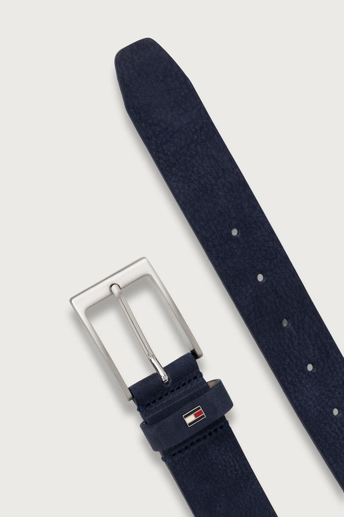 Tommy Hilfiger opasok pánsky semišový AM0AM15047 tmavomodrá AW26