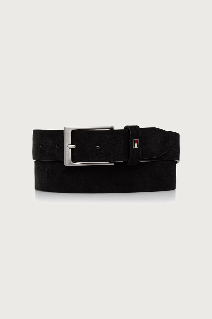Tommy Hilfiger opasok pánsky semišový čierna AM0AM15047