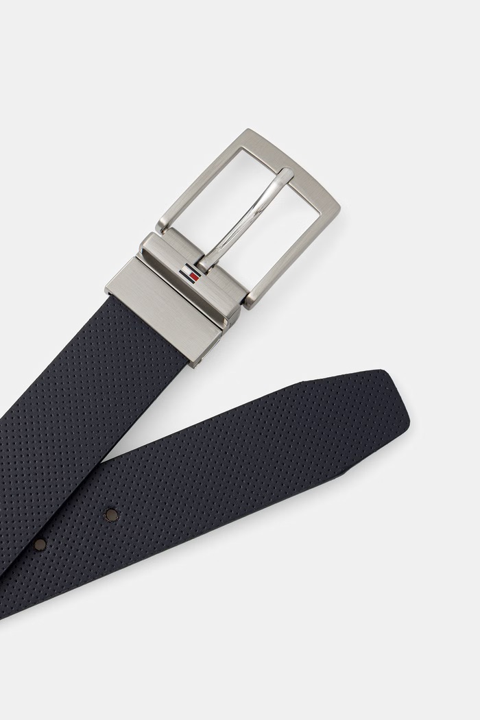 Akcesoria Tommy Hilfiger pasek dwustronny męski skórzany AM0AM14566 brązowy