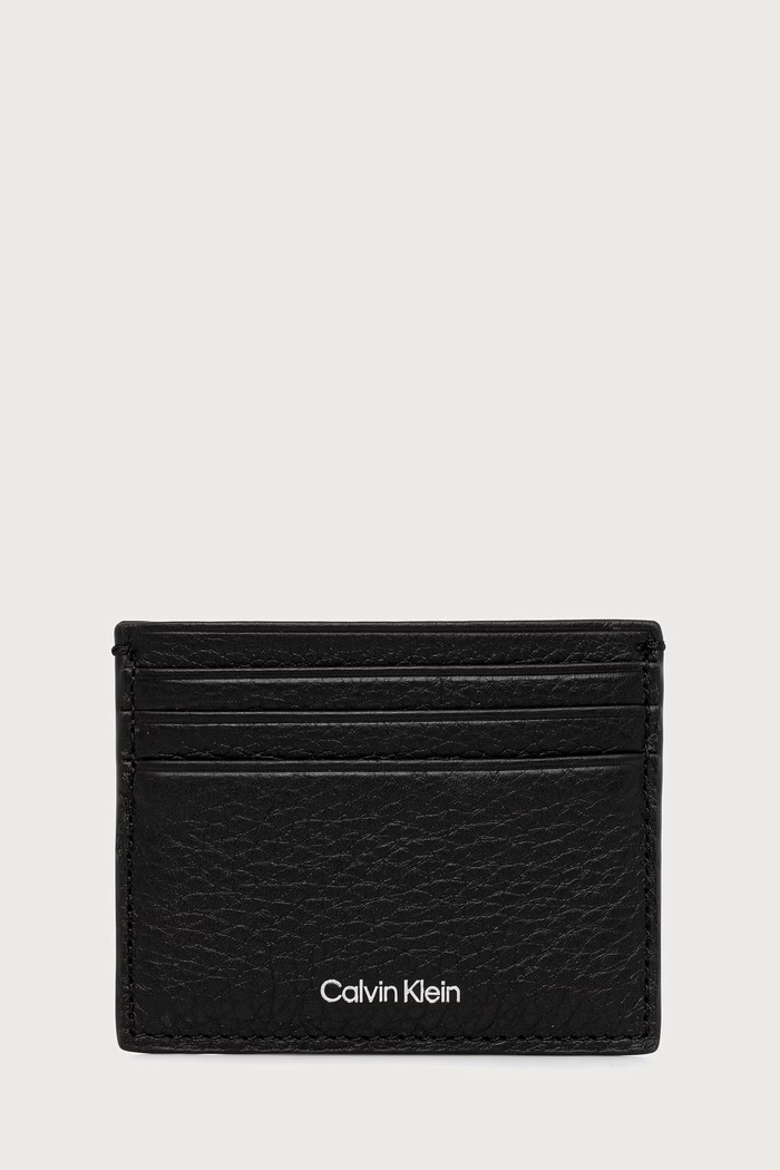 Remen za muškarce od kože Calvin Klein LV04D0020G crna