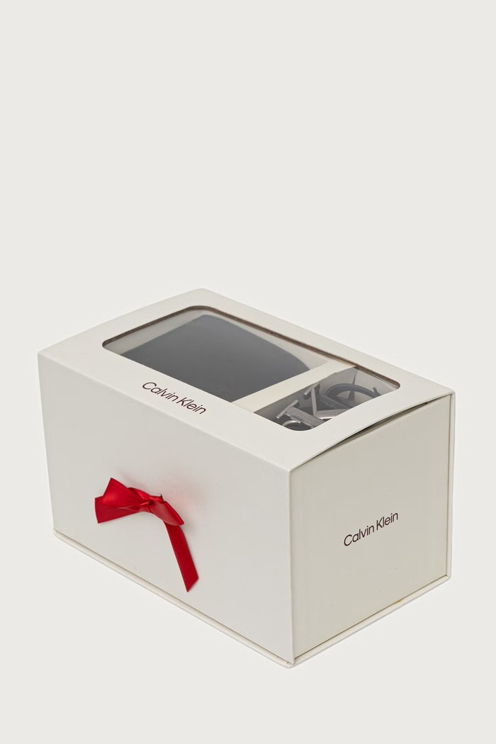 Calvin Klein Комплект портфейл и колан мъжки от кожа LV04D0017G