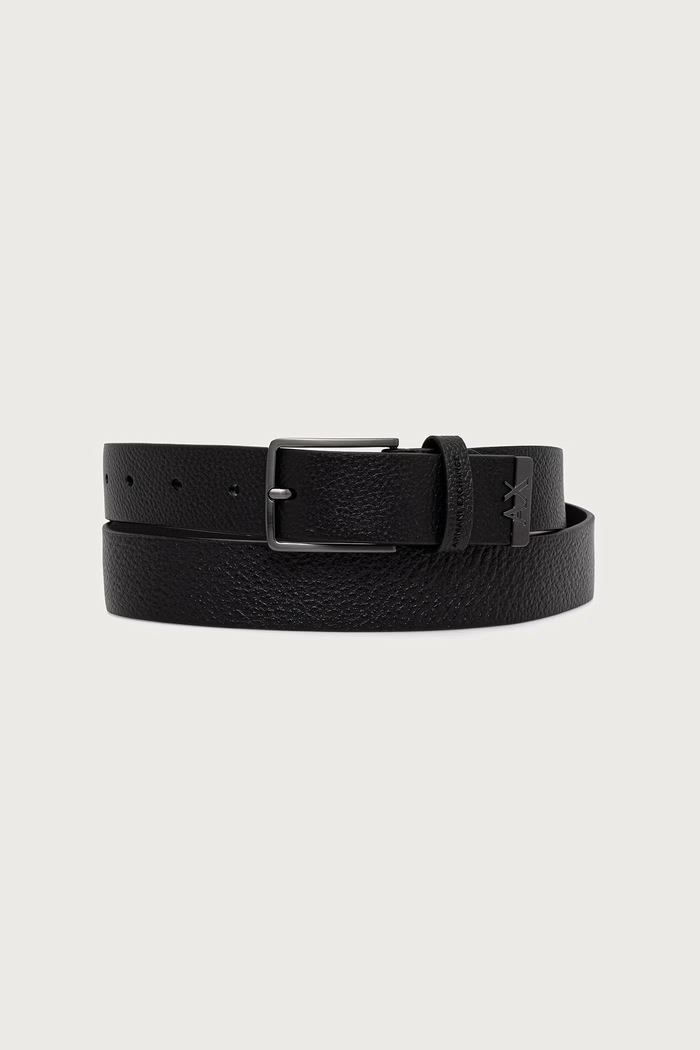 Armani Exchange opasok pánsky kožený čierna XM003632.AF26730