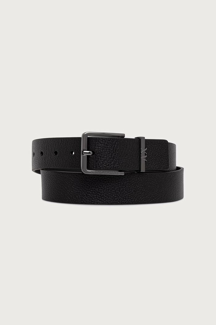 Armani Exchange opasok pánsky kožený čierna XM003386.AF26716