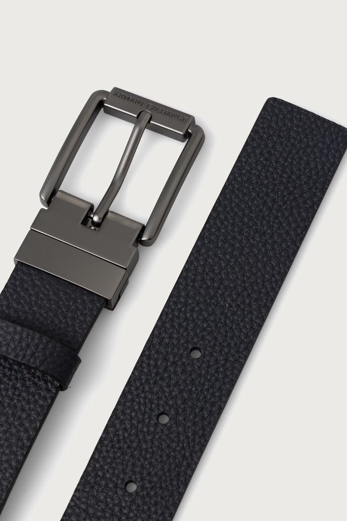 Armani Exchange Obojstranný opasok dámsky XM003186.AF26721 čierna AW26