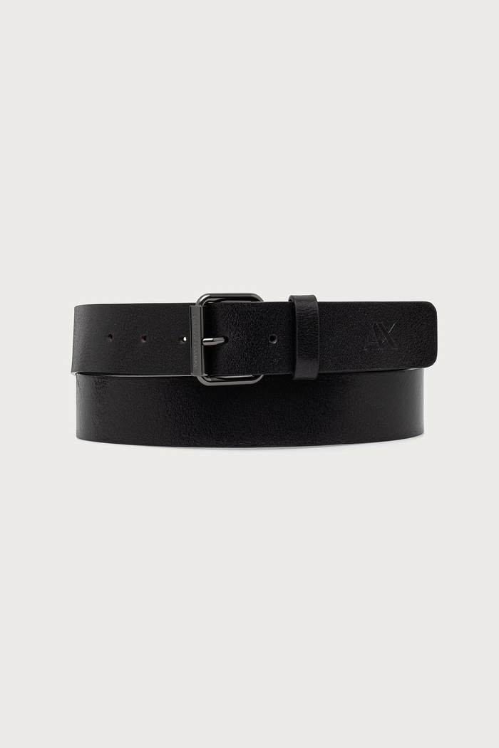 Armani Exchange Opasok pánsky kožený čierna XM003050.AF26209