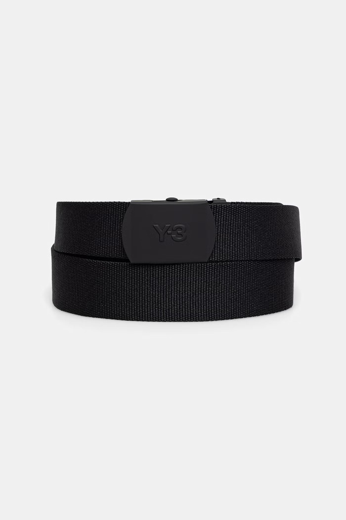 Y-3 CL L BELT pasek parciany męski czarny KA2308