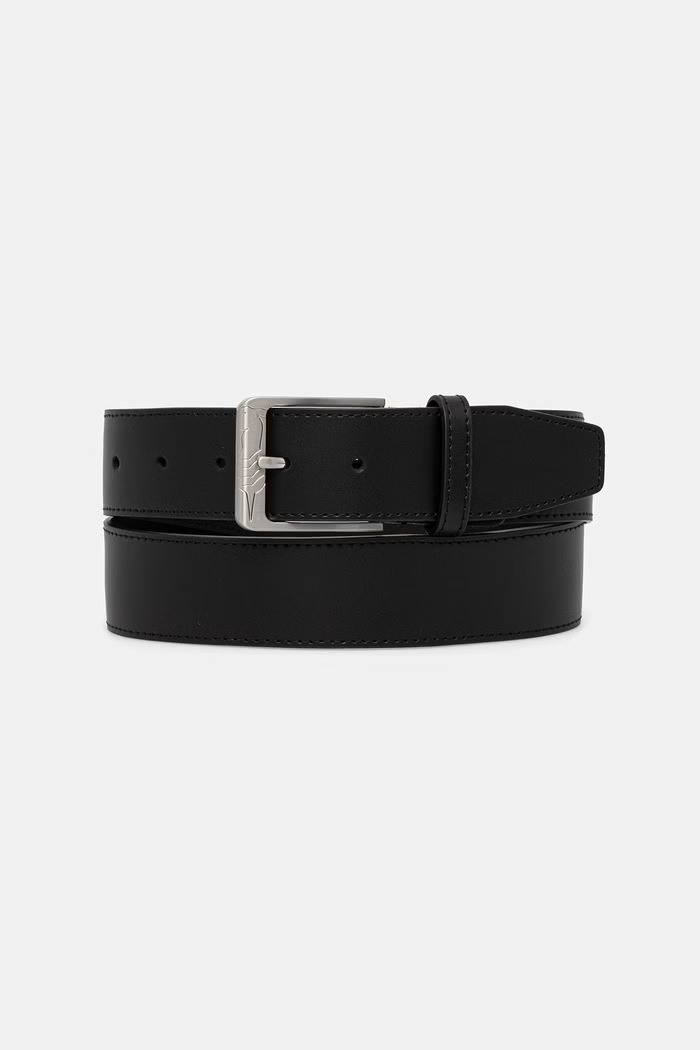 Trussardi pasek męski skórzany czarny B338B000099N