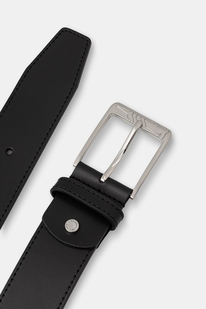 Trussardi pasek męski skórzany B338B000099N czarny AW26