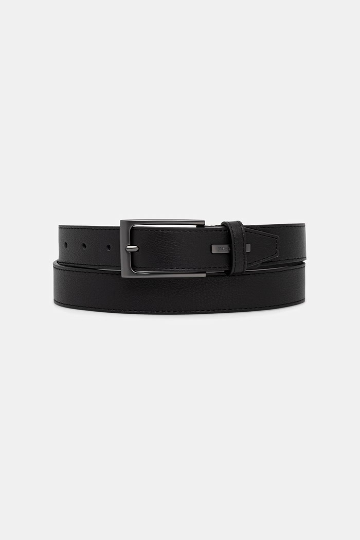 Trussardi pasek męski skórzany czarny B322B100073N