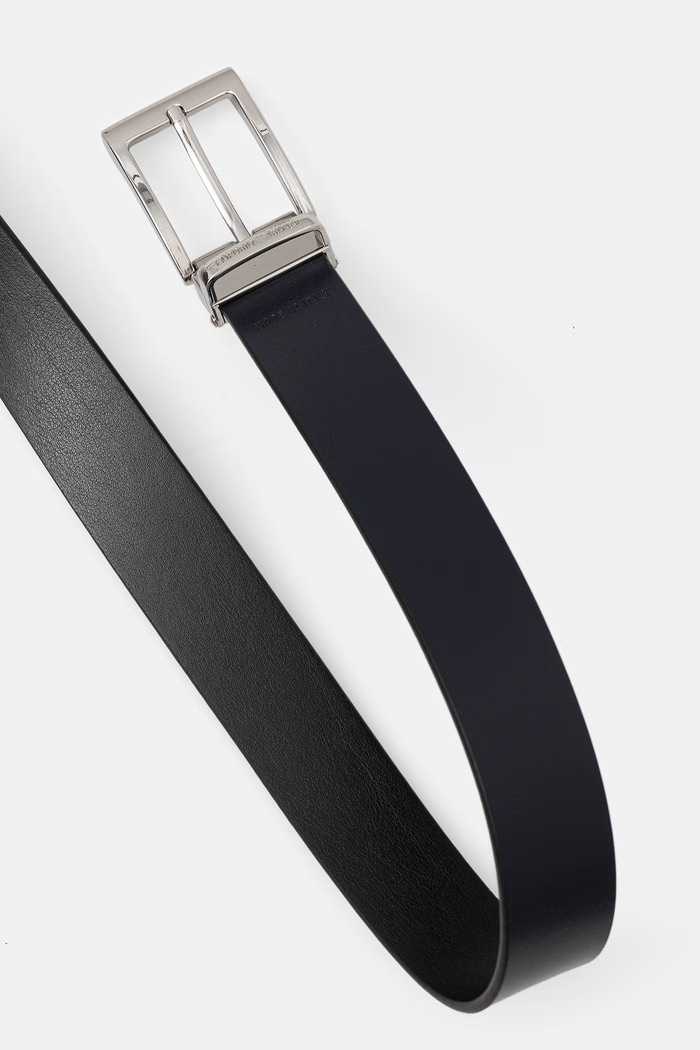 Emporio Armani pasek męski skórzany EM007192.AF29183 czarny AW26