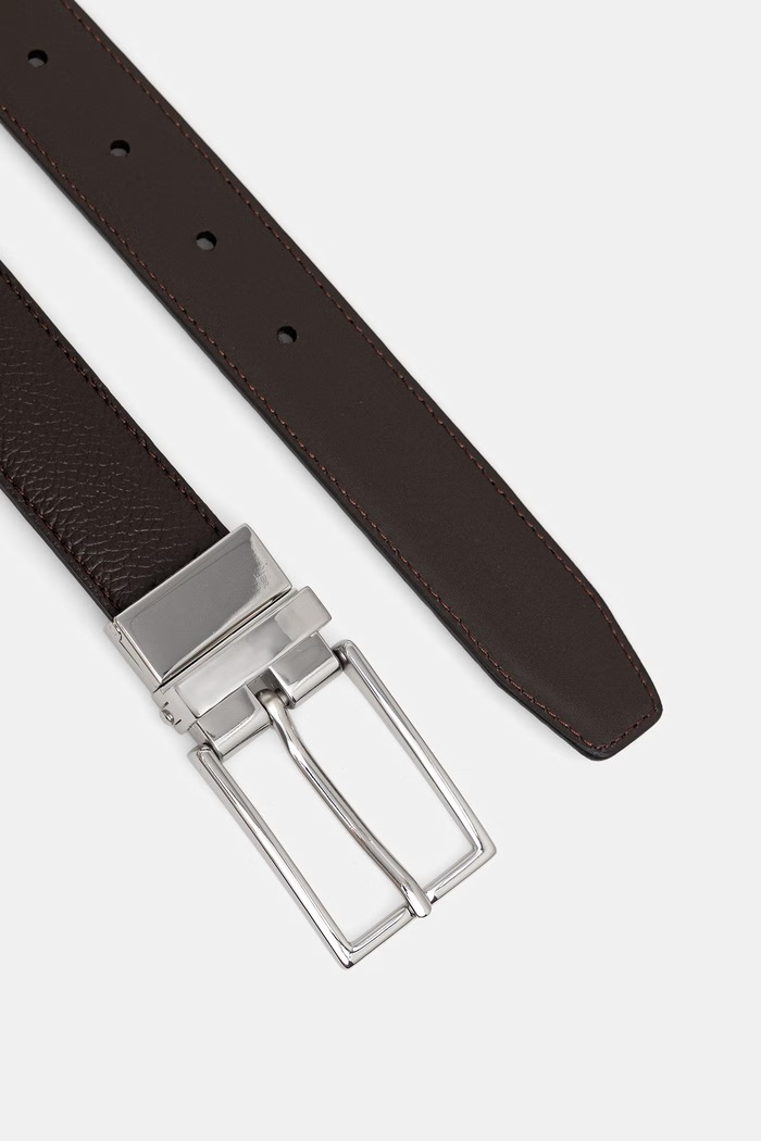 Emporio Armani pasek męski skórzany EM001598.AF14630 brązowy AW26